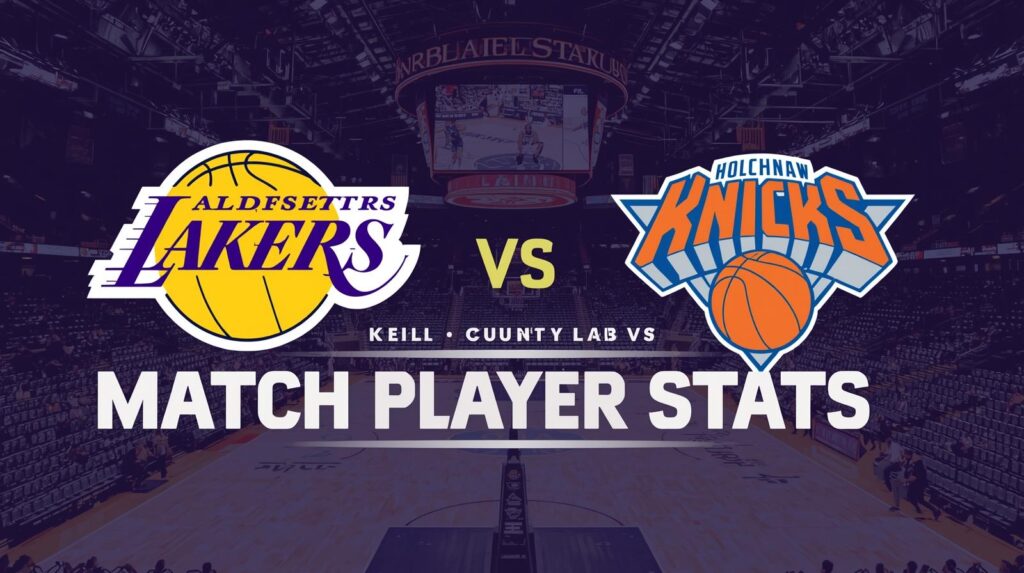 Lakers vs Knicks Match Player Stats