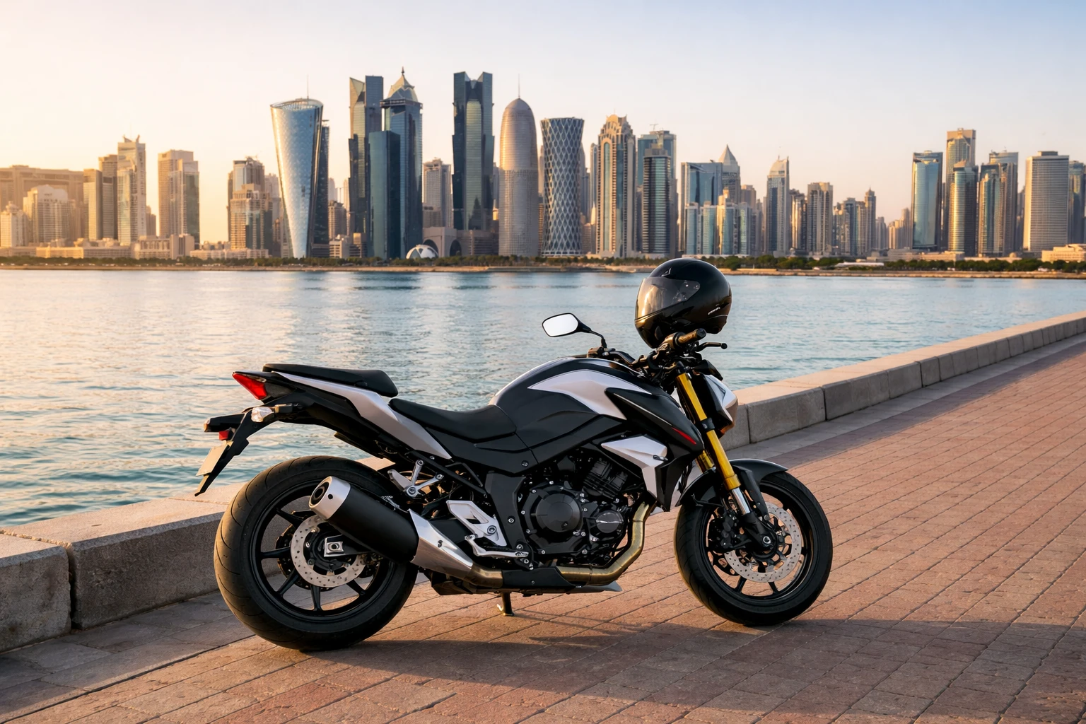 buy on-road motorcycle in Qatar